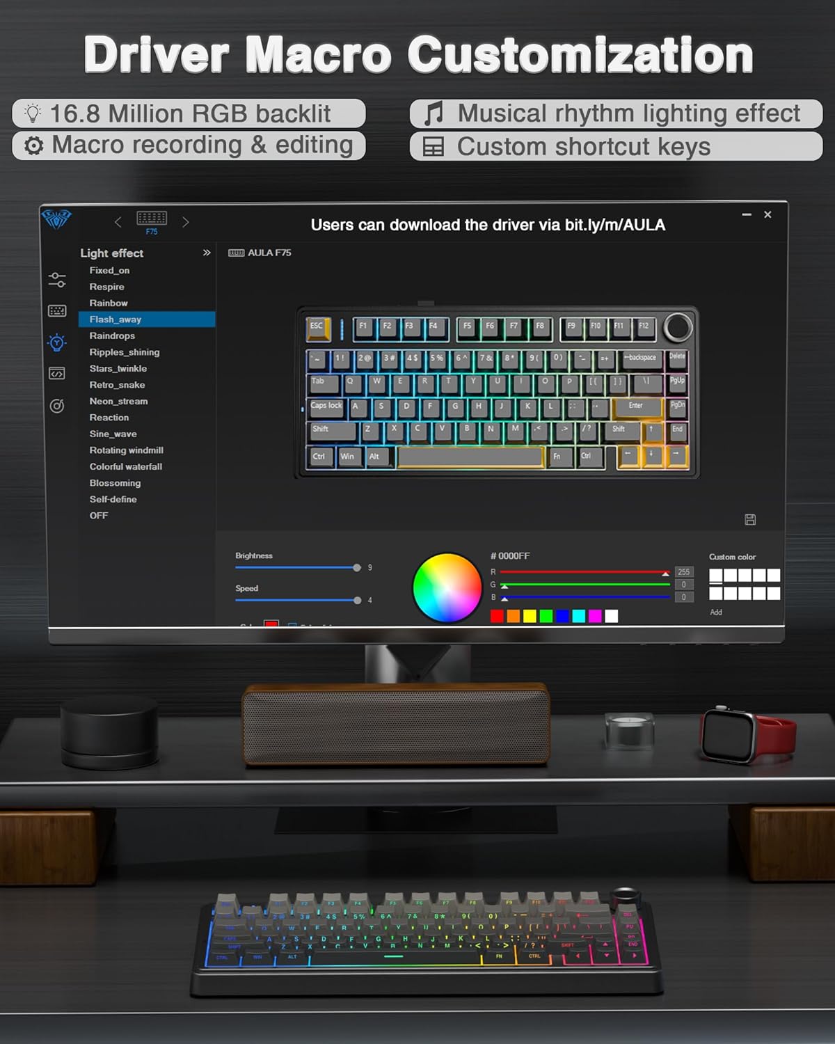 AULA F75 Pro Wireless Keyboard