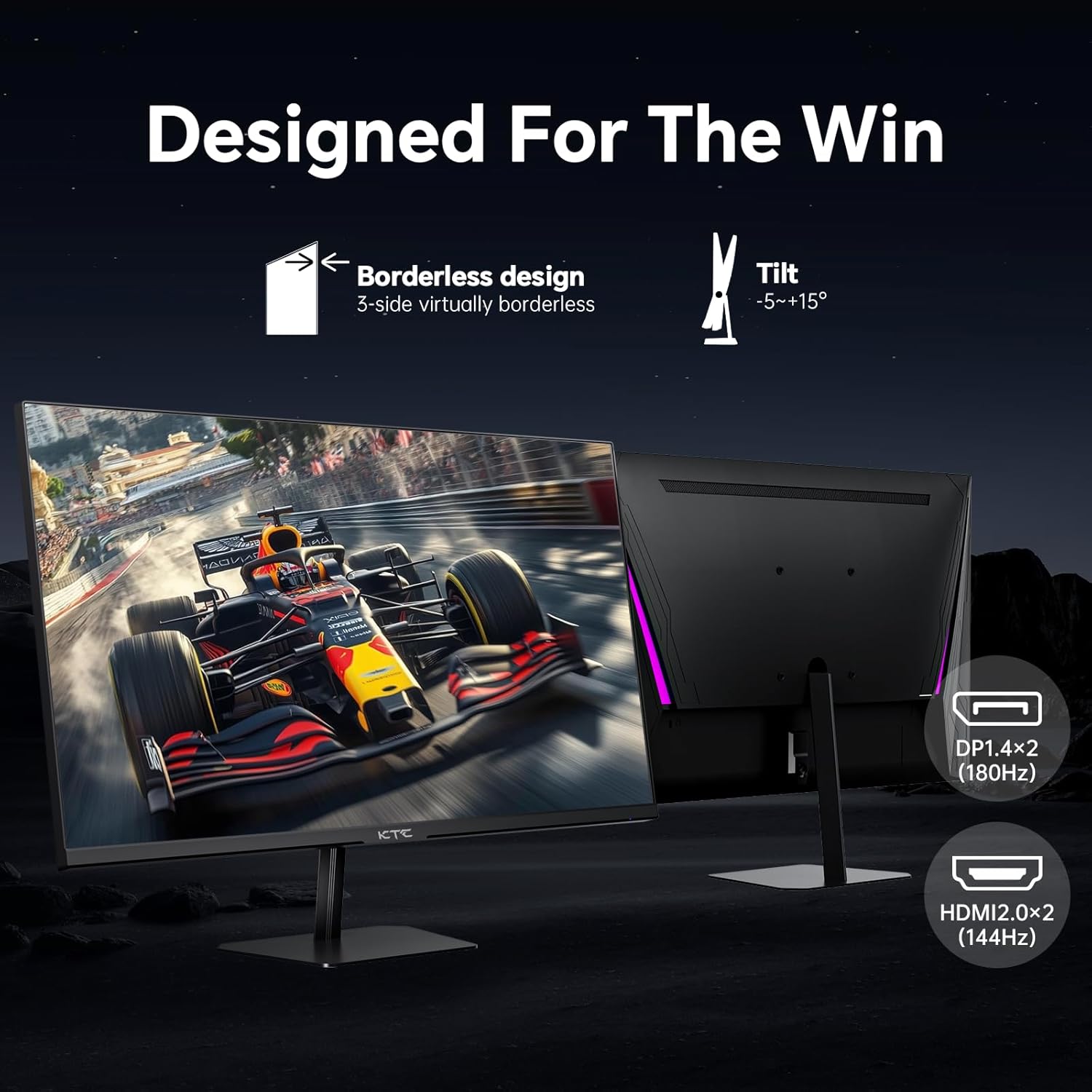KTC 24" QHD 180Hz Gaming Monitor