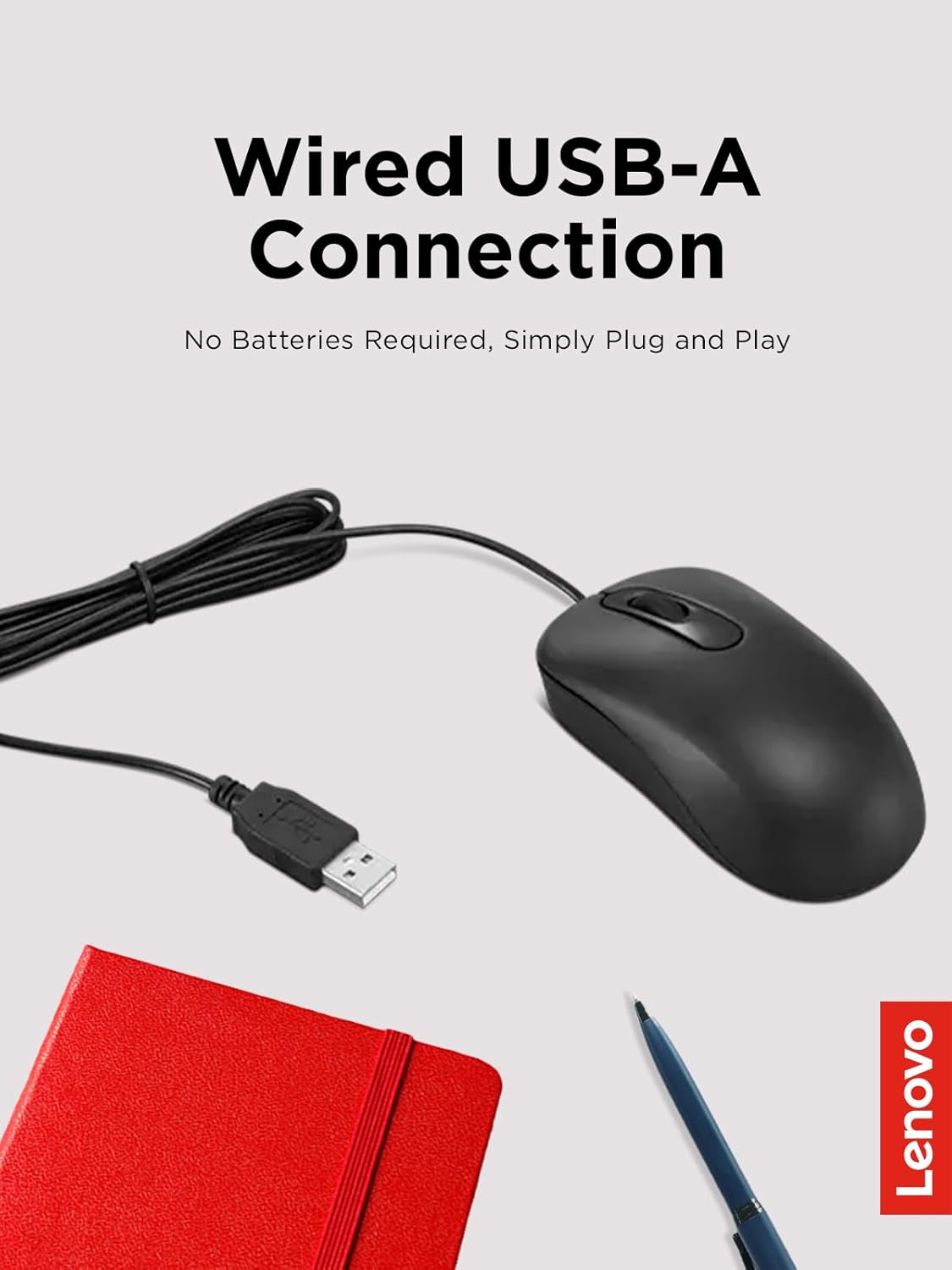 Lenovo 100 Wired USB Mouse Review
