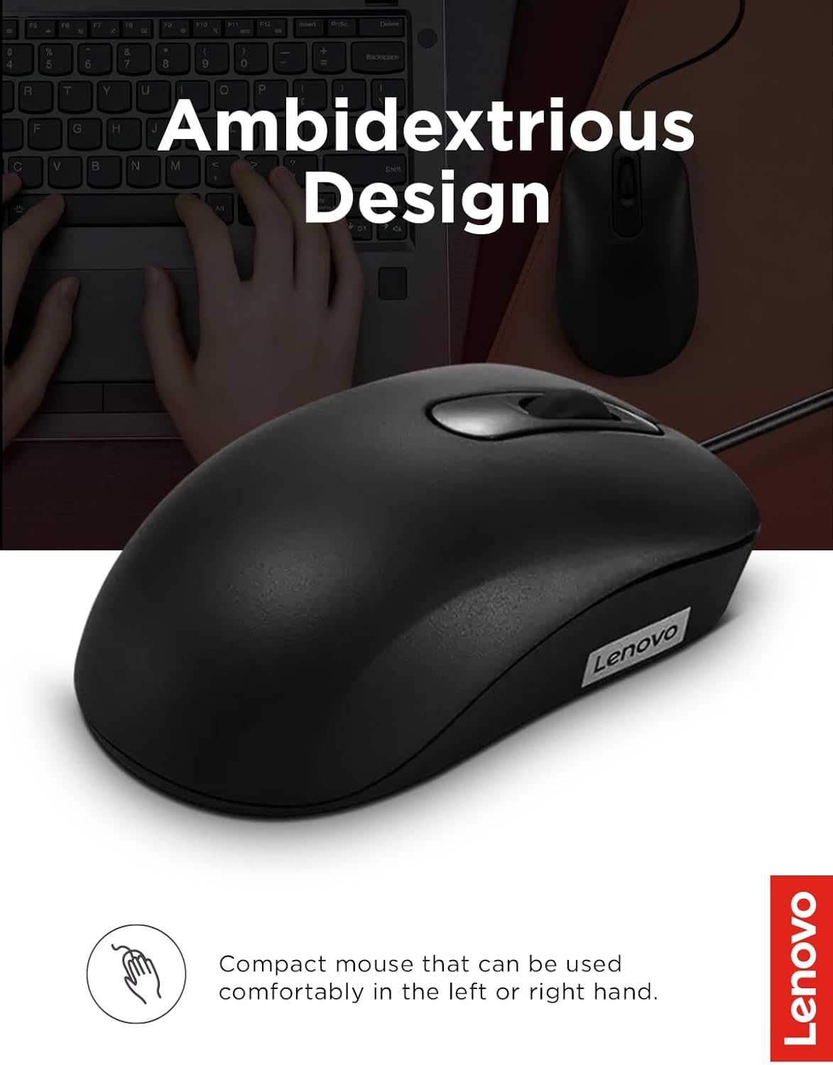 Lenovo 100 Wired USB Mouse Review